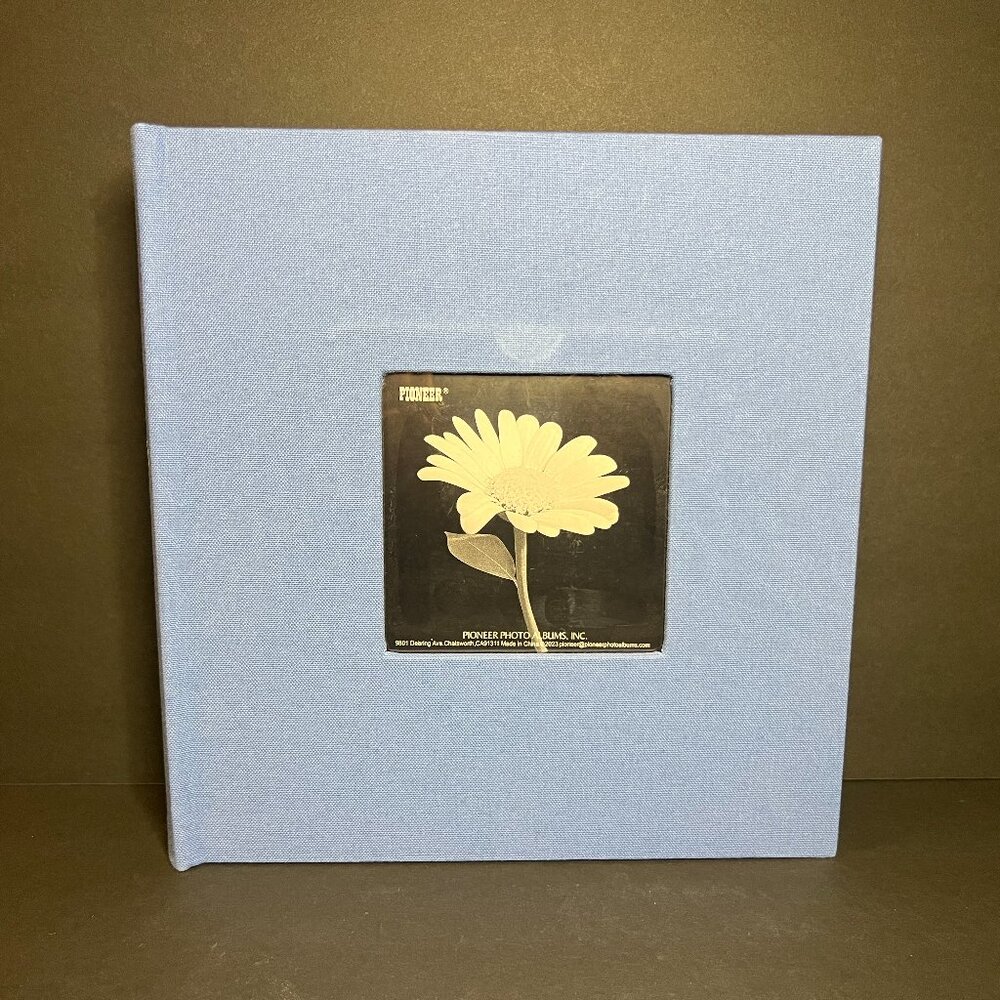 Pioneer DA-200CBF Blue Denim Window Photo Album - Holds 200 4 x 6" Pictures